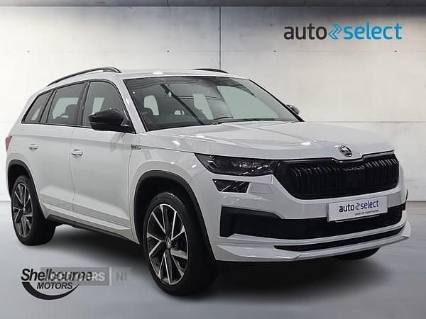Used Skoda Kodiaq SportLine 2024 White SUV