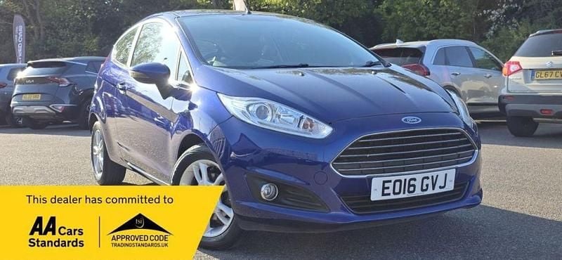 Usado Ford Fiesta Zetec 2016 Azul Citadino