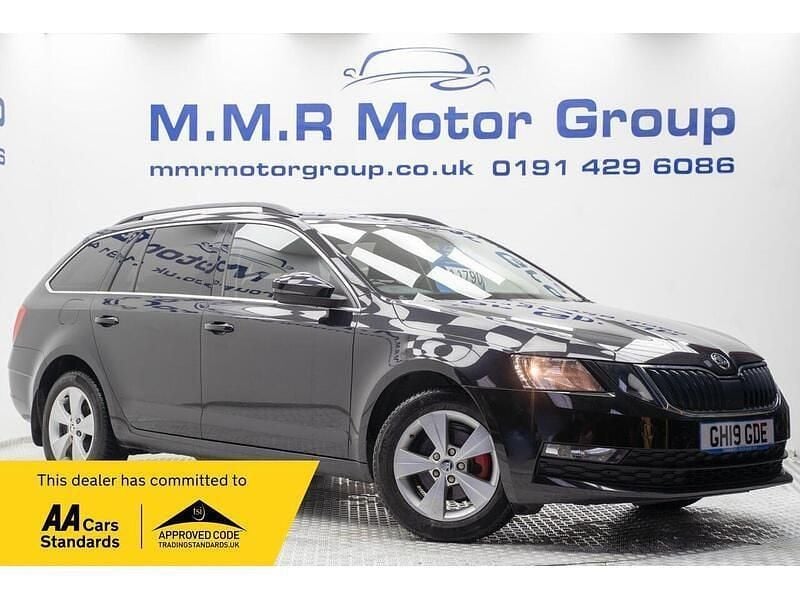 Black Used 2019 Skoda Octavia SE Technology Estate | £11,790 (Fair price) - Image 1/4