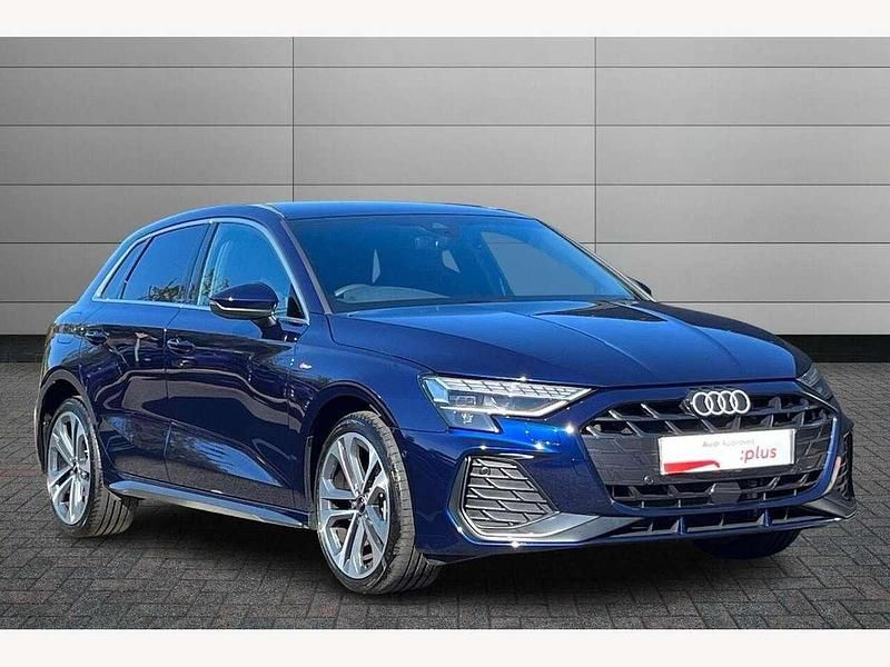 Blue Used 2025 Audi A3 e-tron S-Line Hatchback | £29,450 (A bit pricey) - Image 1/4
