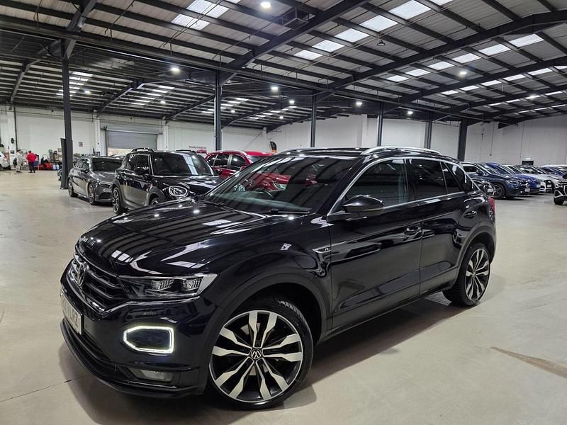 Black Used 2021 VW T-Roc R-line SUV | £19,980 (Good price) - Image 1/4