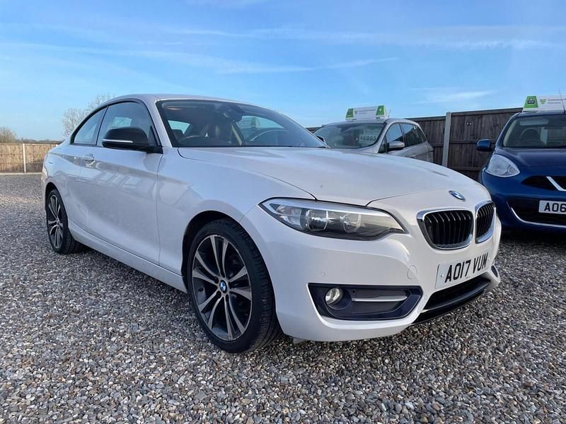 Used BMW 218 Sport Line 2017 White Coupe