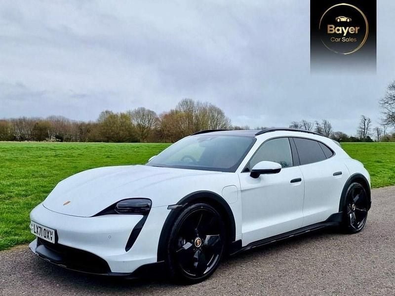 Used Porsche Taycan Cross Turismo 350 kW (476 HP) 2021 White Estate