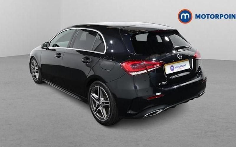 Used Mercedes A180 AMG line 136 HP (100 kW) 2020 Black Hatchback