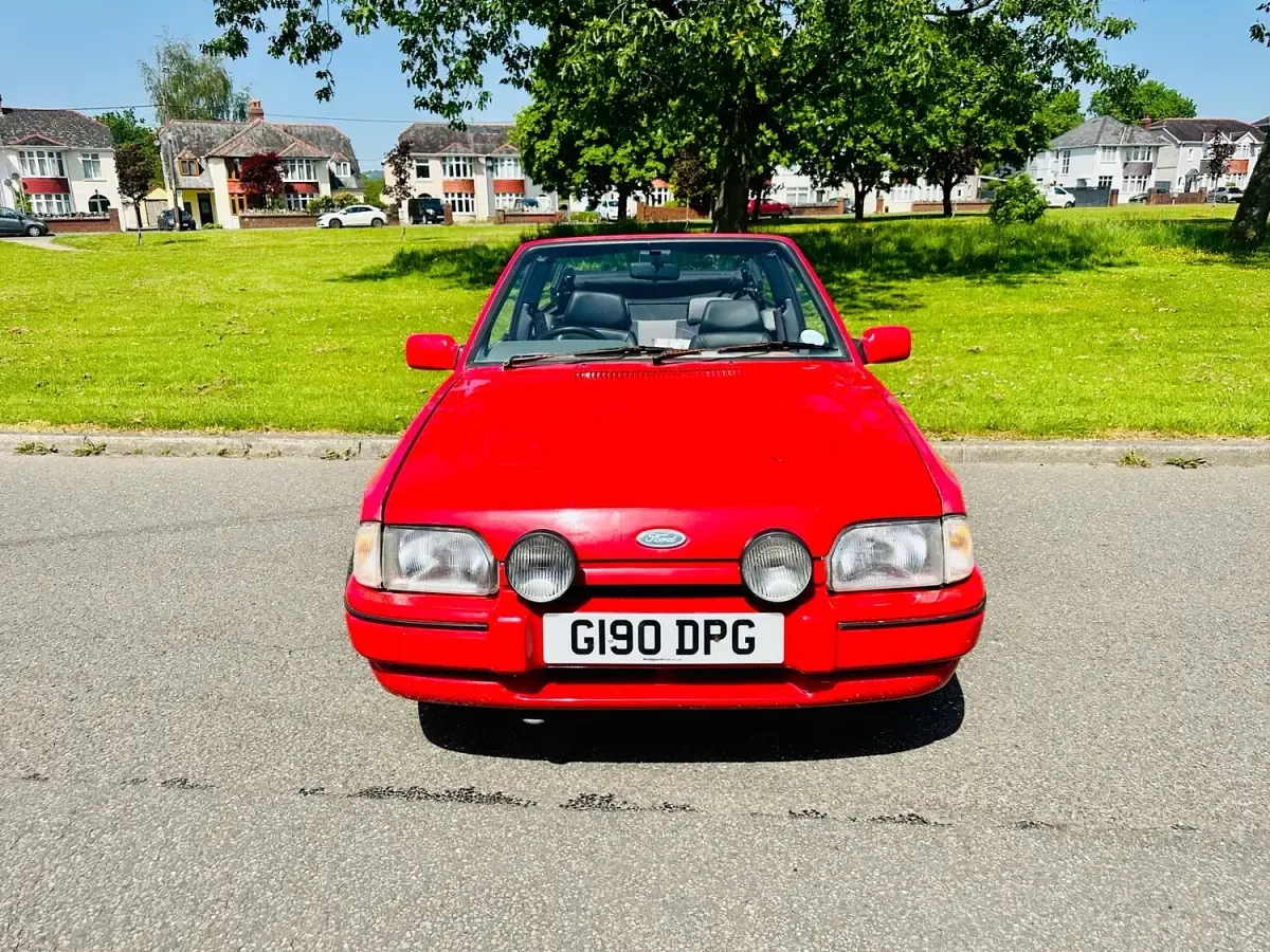 Used Ford Escort 1989 Red Hatchback