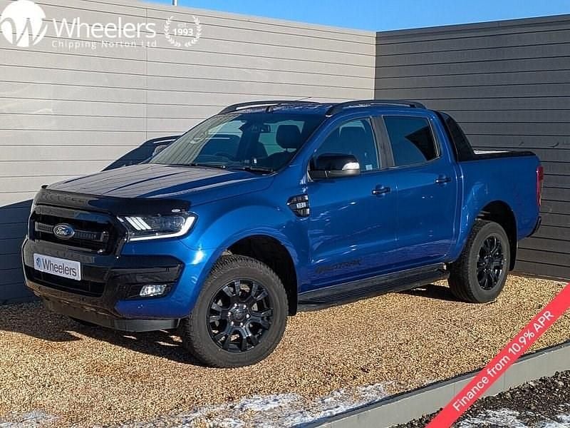 Blue Used 2018 Ford Ranger Wildtrack Pickup | £18,995 (Good price) - Image 1/4