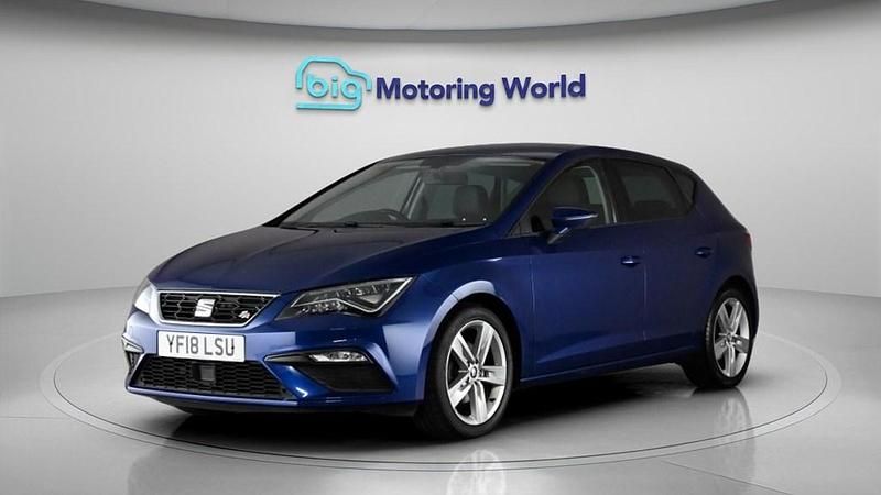 Used Seat Leon FR 125 HP (91 kW) 2018 Blue Hatchback