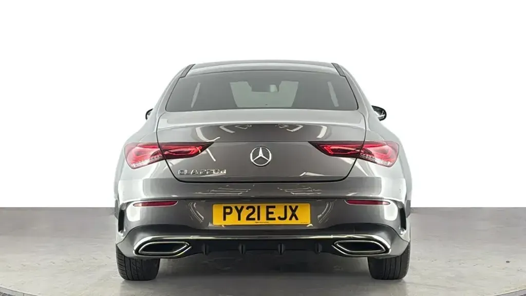 Used Mercedes CLA220 AMG Line Premium 190 HP (139 kW) 2021 Grey Coupe