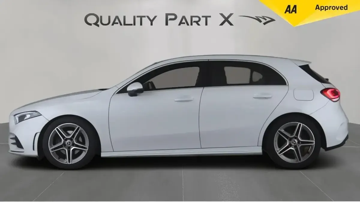 Used Mercedes A200 AMG line 2020 White Hatchback