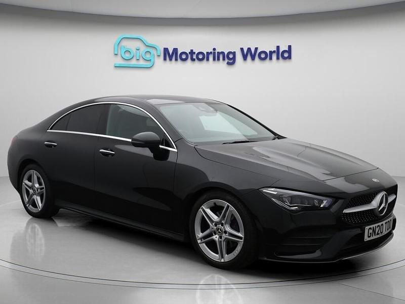 Black Used 2020 Mercedes CLA180 AMG line Sedan | £18,300 (Fair price) - Image 1/4