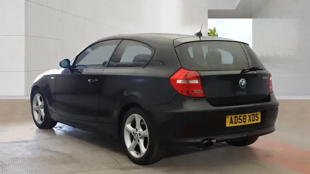 Used BMW 118 2008 Black Hatchback
