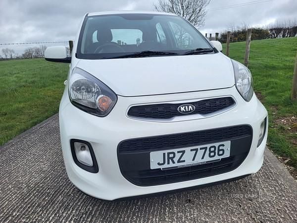 Used Kia Picanto 65 HP (47 kW) 2015 White Hatchback