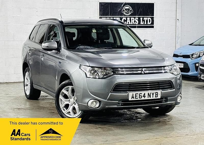 Grey Used 2014 Mitsubishi Outlander P-HEV Estate | £6,500 (Good price) - Image 1/3