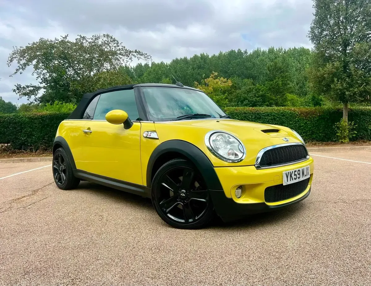 Used Mini Cooper S Cabriolet 2009 Yellow Cabriolet
