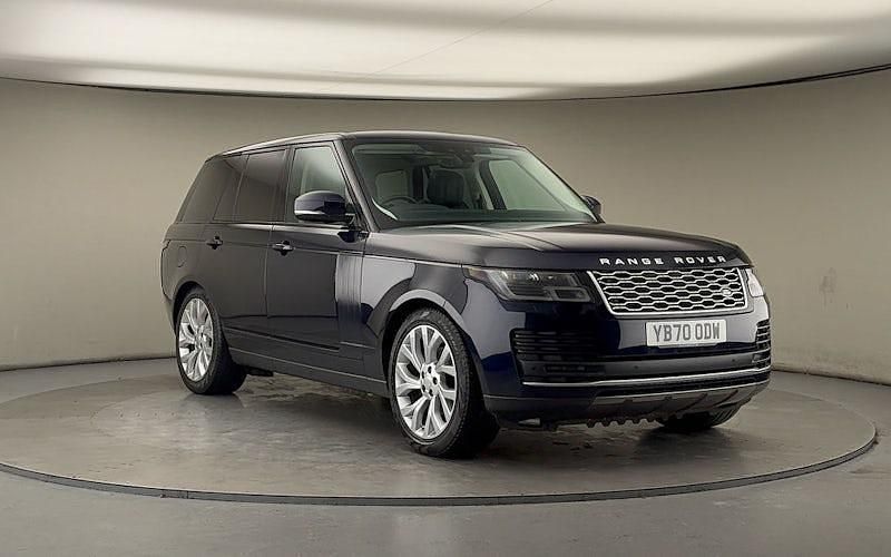 Used Land Rover Range Rover S 275 HP (202 kW) 2020 Portofino blue SUV