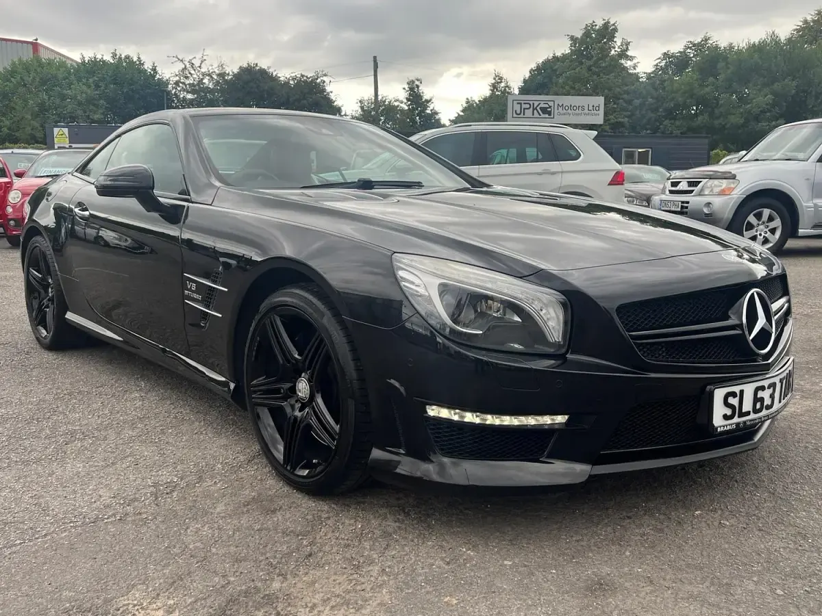 Used Mercedes SL63 AMG 537 HP (394 kW) 2013 Black Cabriolet