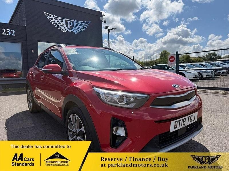 Red Used 2018 Kia Stonic 3 SUV | £7,495 (Fair price) - Image 1/4