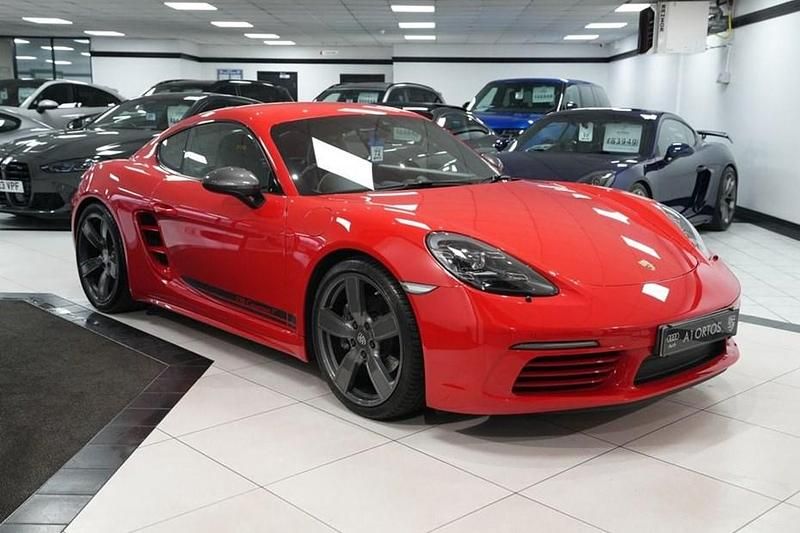 Used Porsche 718 Cayman 300 HP (220 kW) 2019 Red Coupe