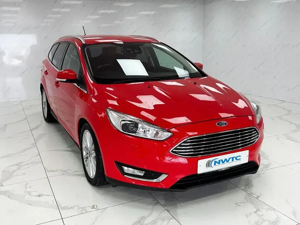 Used Ford Focus Titanium X 2017 Red Estate