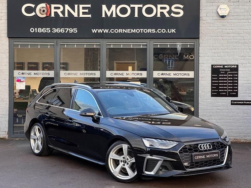 Used Audi A4 S-Line 163 HP (119 kW) 2021 Black Estate