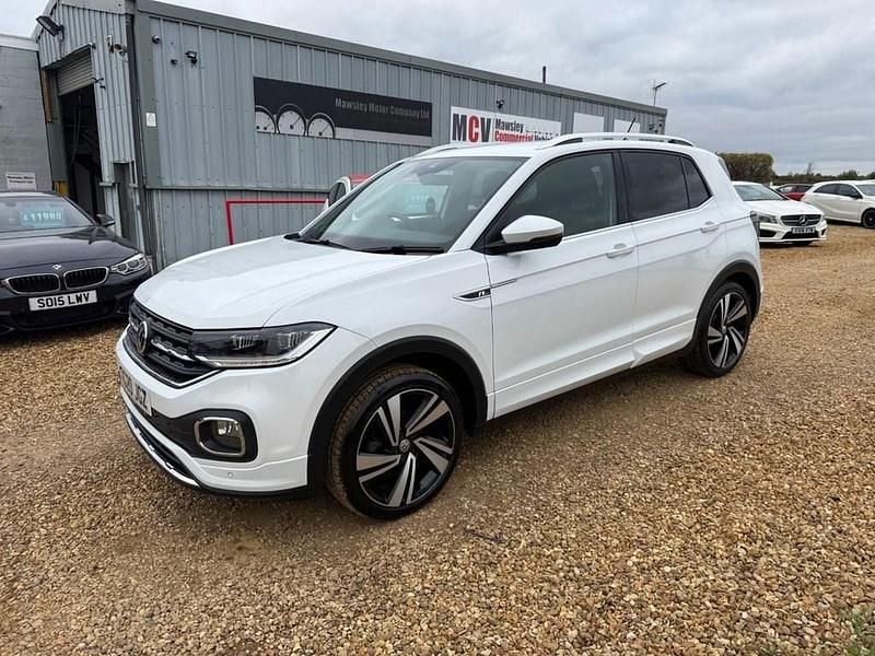White Used 2020 VW T-Cross R-line SUV | £12,399 (Fair price) - Image 1/4