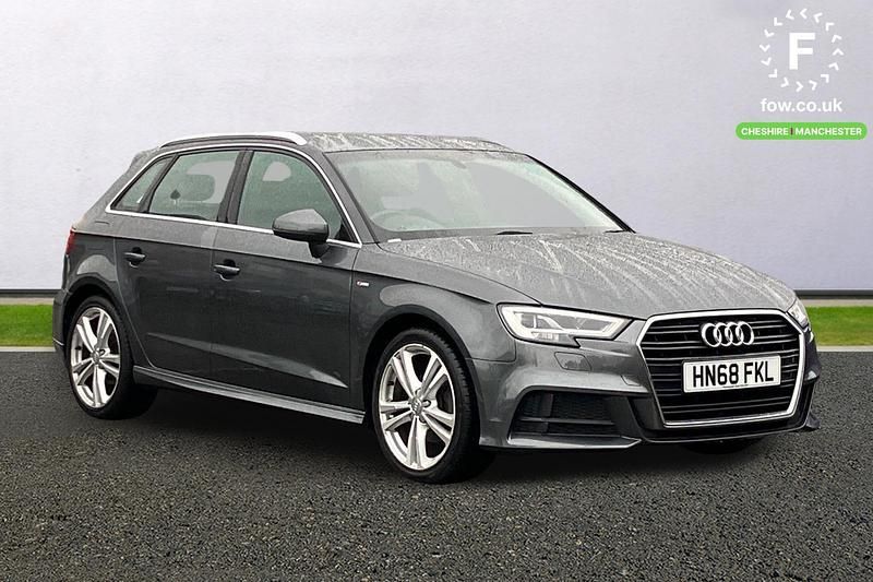 Grey Used 2018 Audi A3 S-Line Hatchback | £15,299 (Fair price) - Image 1/4