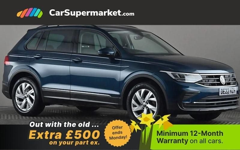 Used VW Tiguan Life 131 HP (96 kW) 2022 Blue SUV