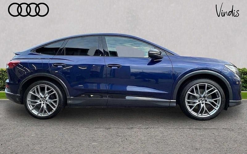 Used Audi Q4 Sportback e-tron Advanced 219 kW (299 HP) 2022 Blue SUV