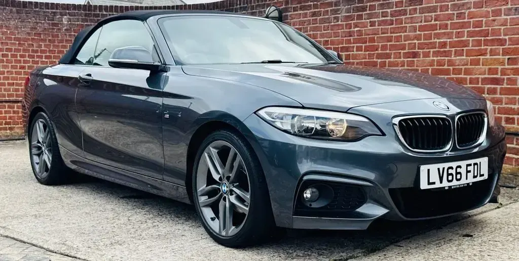 Used BMW 218 M Sport 136 HP (100 kW) 2016 Grey Cabriolet