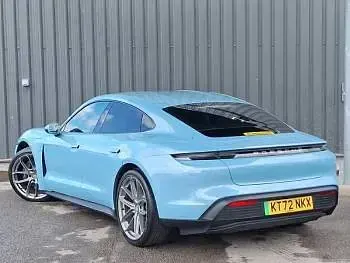 Used Porsche Taycan 300 kW (408 HP) 2022 Blue Sedan