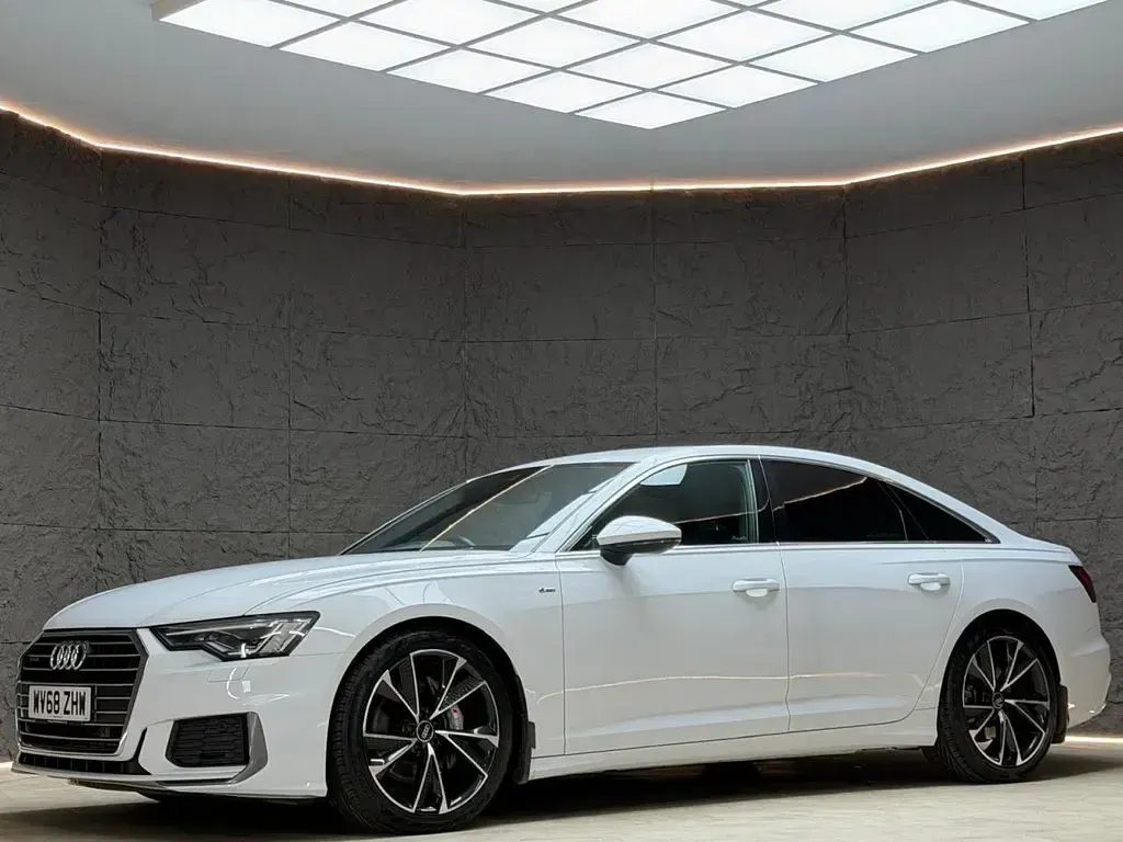 Used Audi A6 S-Line 2018 White Sedan