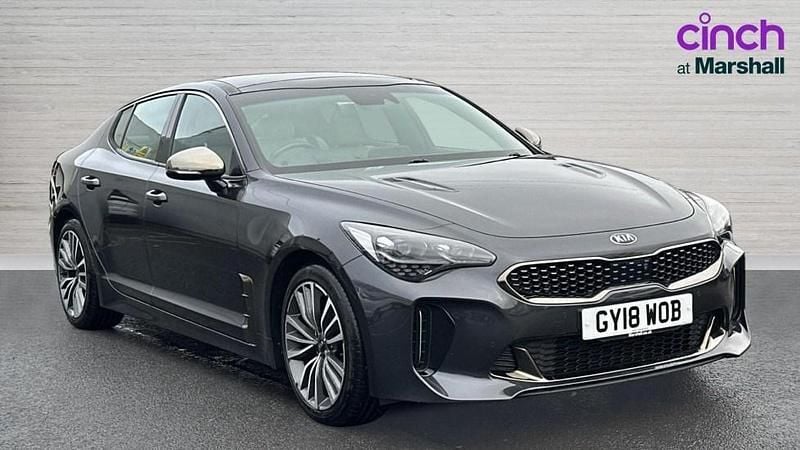 Used Kia Stinger GT-Line S 244 HP (179 kW) 2018 Grey Hatchback