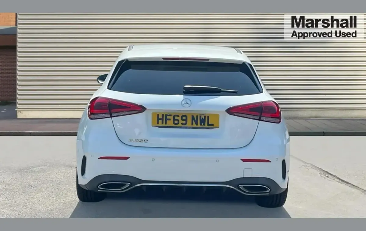 Used Mercedes A220 AMG Line Premium Plus 190 HP (139 kW) 2019 White Hatchback