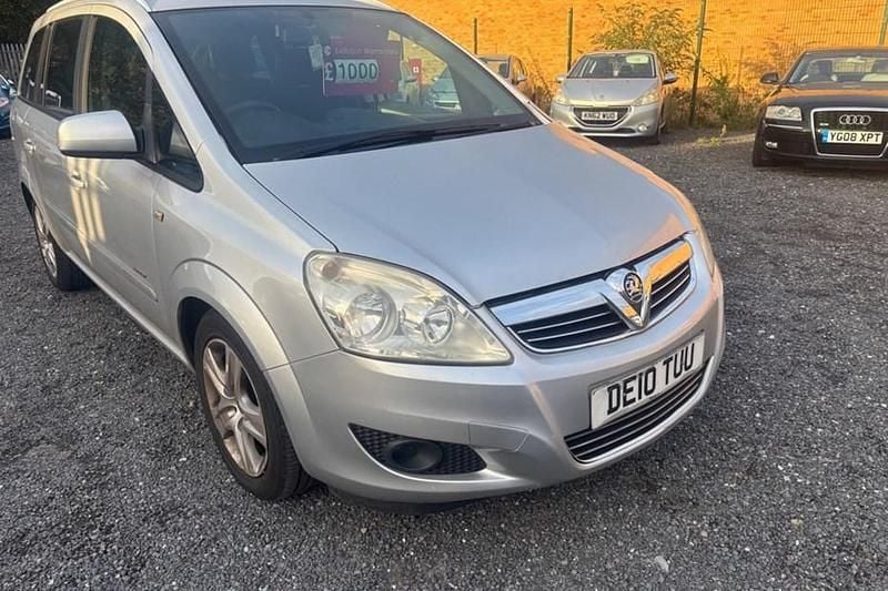 Silver Used 2010 Vauxhall Zafira MPV | £1,000 (Good price) - Image 1/1
