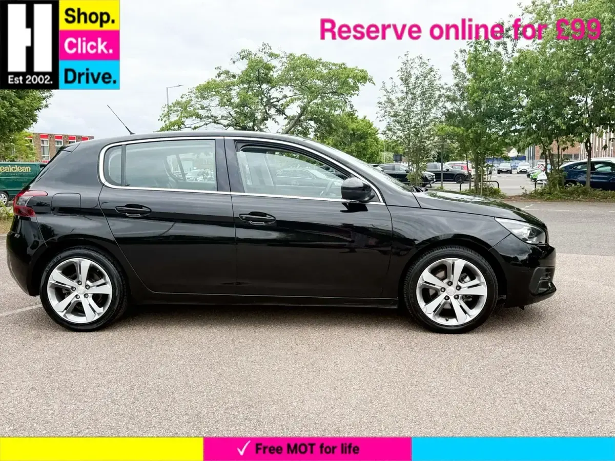 Usado Peugeot 308 Allure 130 HP (95 kW) 2020 Preto Citadino