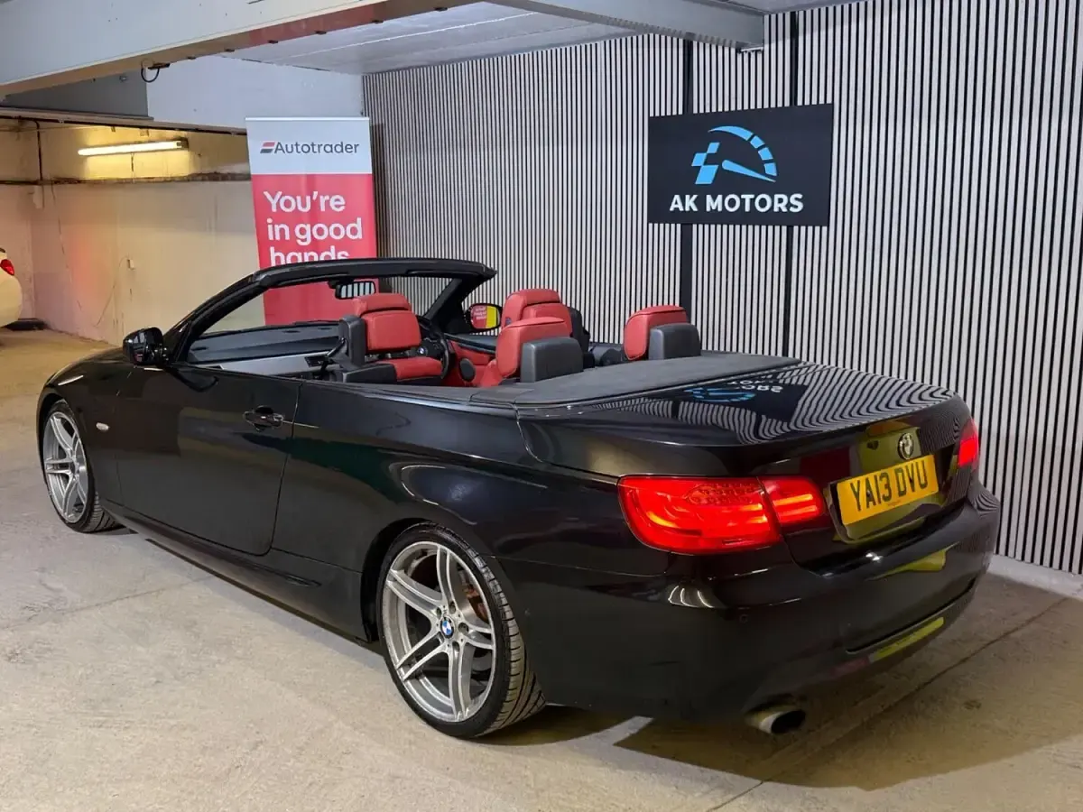 Used BMW 320 Cabriolet M Sport 170 HP (125 kW) 2013 Black Cabriolet