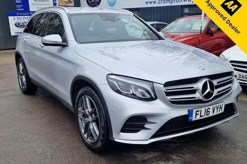 Used Mercedes GLC250 AMG line 204 HP (150 kW) 2016 Silver Estate