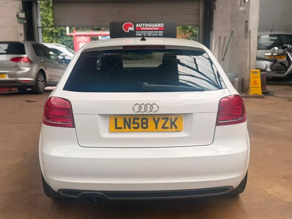 Used Audi A3 S-Line 125 HP (91 kW) 2008 White Hatchback