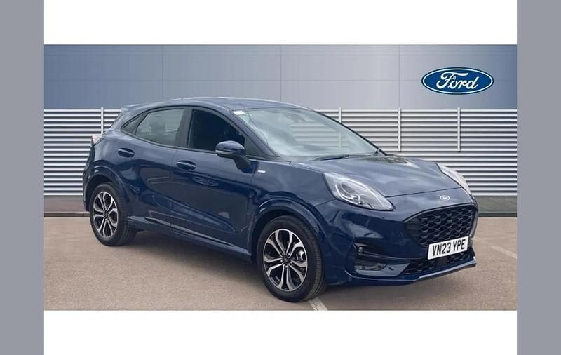 Blue Used 2023 Ford Puma Gen-E ST-Line SUV | £18,955 (Fair price) - Image 1/4