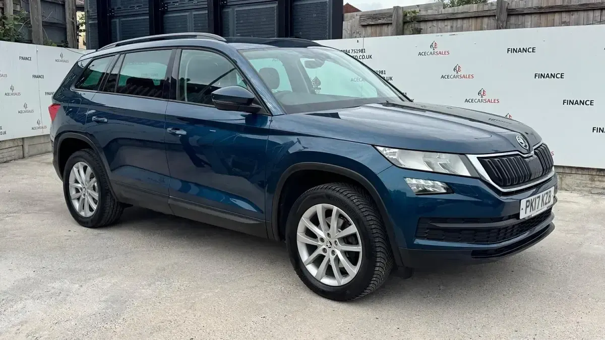 Used Skoda Kodiaq SE 150 HP (110 kW) 2017 Blue SUV