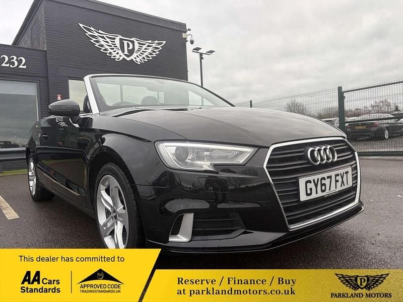 Black Used 2017 Audi A3 Cabriolet Sport Cabriolet | £10,995 (Fair price) - Image 1/4