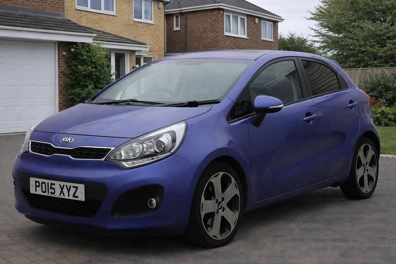 Used Kia Rio 2015 Blue Hatchback