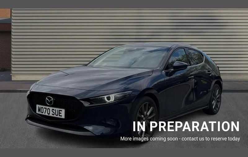 Begagnad Mazda 3 Inclusive 122 HK (89 kW) 2020 Blå Halvkombi