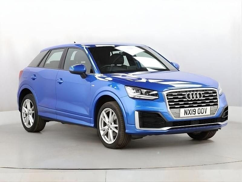 Begagnad Audi Q2 S-Line 150 HK (110 kW) 2019 Blå SUV