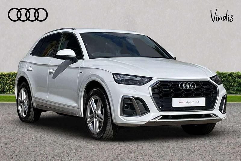 White Used 2021 Audi Q5 S-Line SUV | £30,453 (Fair price) - Image 1/4