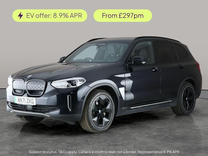 Black Used 2021 BMW iX3 Luxury Line SUV | £19,194 (Good price) - Image 1/3