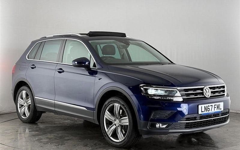 Used VW Tiguan SEL 179 HP (131 kW) 2017 Blue SUV
