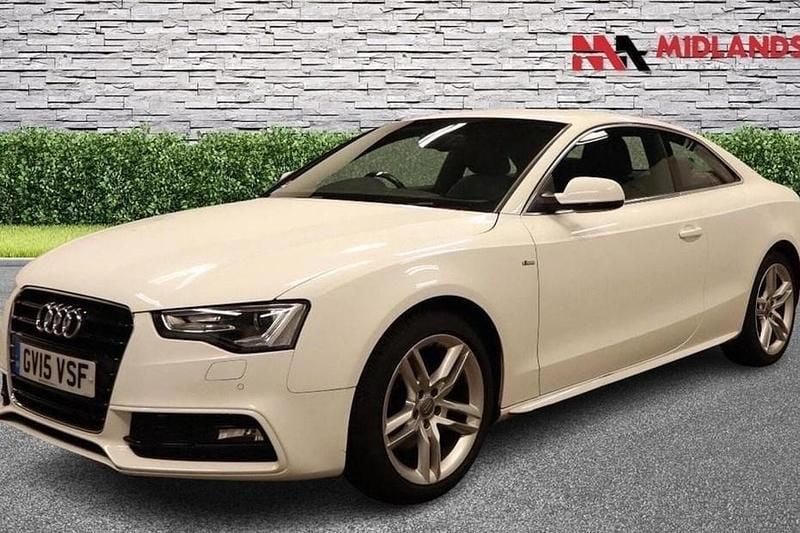 White Used 2015 Audi A5 S-Line Coupe | £6,500 (Good price) - Image 1/1