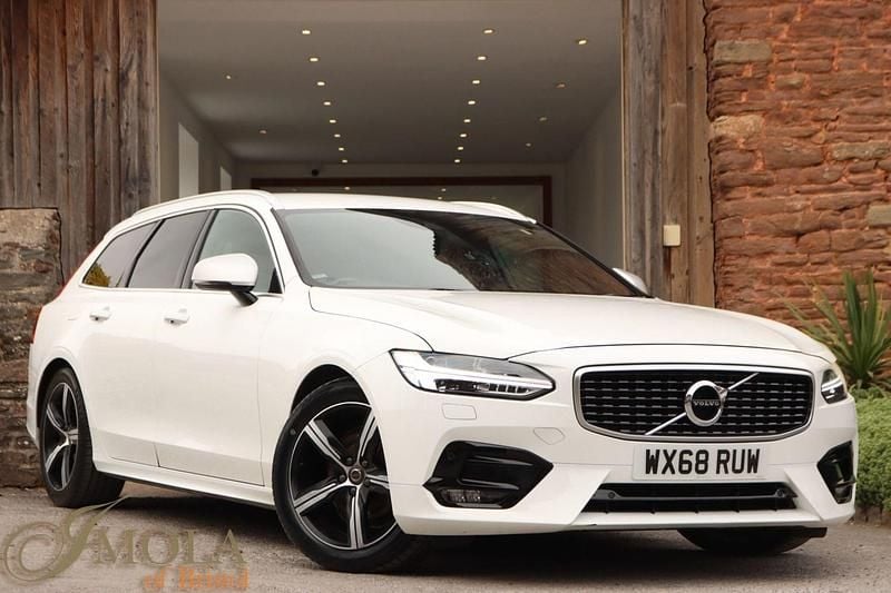 White Used 2018 Volvo V90 R-Design Estate | £16,490 (Good price) - Image 1/4