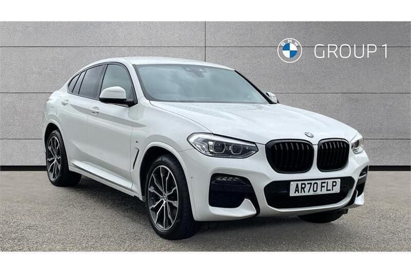 Alpine white Used 2021 BMW X4 M Sport SUV | £27,657 (Good price) - Image 1/4